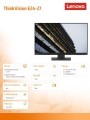Monitor 23.8 ThinkVision E24-27 WLED LCD 62B6MZR3EU -1771108