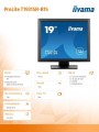 Monitor 19 cali T1931SR-B1S RESIS.IP54,HDMI,DP,VGA,2x1W,5:4 -1778504