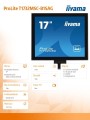 Monitor 17 cali ProLite T1732MSC-B1SAG,POJ.10PKT.IP54,HDMI-1783769