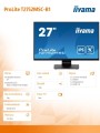Monitor 27 cali T2752MSC-B1 10 PKT. POJ,IPS,HDMI,DP,2x2USB(3.2),2x1W400cd/m2,7H, -1782983