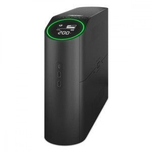 Zasilacz awaryjny BGM2200B-GR Back-UPS Pro, 2200VA/1320W, Tower, 230V,        4xSchuko, 2xIEC C13 outlets, RGB Lights, Pure Sine Wave, czarny
