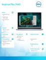Notebook Inspiron Plus 7440/Ultra 7 155H/16GB/1TB SSD/14.0 2.2K/Arc/FgrPr/Cam &amp; Mic/WLAN + BT/Backlit Kb/4 Cell/W11Pro/2Y Basic Onsite-1798433