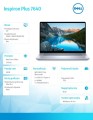 Notebook Inspiron Plus 7640/16GB/1TB SSD/16.0 2.5K/Arc/FgrPr/Cam &amp; Mic/WLAN + BT/Backlit Kb/90 Wh/W11Pro/2Y Basic Onsite-1798438