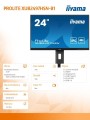 Monitor 24 cale XUB2497HSN-B1 IPS,USB-C Dock,HDMI,DP -1808619