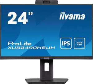 Monitor 24 cale XUB2490HSUH-B1 IPS,FHD,CAM,MIC,HDMI,DP,3xUSB(3.2),  100Hz,250cd,4ms,ADAPTIVE SYNC,FlickerFree,2x2W,WINDOWS HELLO 