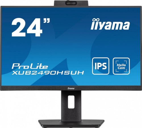 Monitor 24 cale XUB2490HSUH-B1 IPS,FHD,CAM,MIC,HDMI,DP,3xUSB(3.2),  100Hz,250cd,4ms,ADAPTIVE SYNC,FlickerFree,2x2W,WINDOWS HELLO -1812240
