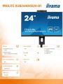 Monitor 24 cale XUB2490HSUH-B1 IPS,FHD,CAM,MIC,HDMI,DP,3xUSB(3.2),  100Hz,250cd,4ms,ADAPTIVE SYNC,FlickerFree,2x2W,WINDOWS HELLO -1812261