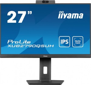Monitor 27 cali XUB2790QSUH-B1 IPS,QHD,CAM,MIC,HDMI,DP,3xUSB(3.2),  100Hz,ADAPTIVE SYNC,FlickerFree,2x2W,WINDOWS HELLO 