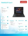 Notebook ThinkPad P1 G6 21FV000YPB W11Pro i7-13700H/32GB/1TB/RTX Ada 2000 8GB/16.0 WQXGA/Black/3YRS Premier Support + CO2 Offset -1814574