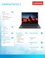 Notebook ThinkPad T16 G2 21K70020PB W11Pro 7540U/16GB/512GB/AMD Radeon/16.0 WUXGA/Thunder Black/3YRS Premier Support + CO2 Offset -1814741