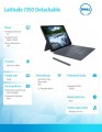 Notebook Latitude 7350 Det W11P Ultra 7 164U/16GB/512GB SSD Gen4/13' 3K Touch/Intel Graph/FgrPr&amp;SmtCd/IR Cam/Mic/WLAN+BT/Detach KB/3C/vPro/3YPS -1825672