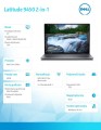Notebook Latitude 9450 2in1 Win11Pro Ultra 7 165U/32GB/1TB SSD Gen4/14.0 QHD+ Touch/Int/FgrPr/FHD/IR Cam/Mic/WLAN+BT/Backlit Kb/3C/vPro/3YPS -1825590