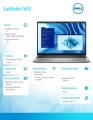 Notebook Latitude 7455 Win11Pro Snapdragon X Elite 12C 16GB/512GBSSD Gen4/14.0 QHD+ Touch/UMA GPU/FgrPr/FHD/IR Cam/Mic/WLAN+BT/BcklKb/3C/3YPS-1850131