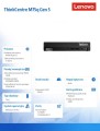 Komputer ThinkCentre M75q G5 Tiny 12RQ0013PB W11Pro 8500GE/16GB/512GB/AMD Radeon/3YR OS -1854970