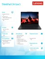 Notebook ThinkPad L14 G5 21L10031PB W11Pro Ultra 7 155U/16GB/1TB/INT/14.0 FHD/Black/3YRS OS + 1YR Premier Support + CO2 Offset -1867665