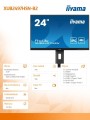 Monitor 24 cale XUB2497HSN-B2 IPS, USB-C Dock, HDMI, DP, 300cd, Pivot, HAS-1894160