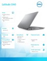 Notebook Latitude 5340/Core i5-1335U/16GB/256GB SSD/13.3 FHD/Integrated/FgrPr &amp; SmtCd/FHD/IR Cam/Mic/WLAN + BT/Backlit Kb/3 Cell/W11Pro-1645087