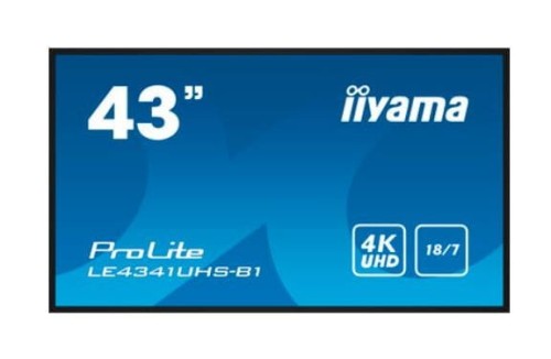 Monitor wielkoformatowy 43 cale LE4341UHS-B1 IPS,4K,18/7,LAN,USB,HDMI-1658400