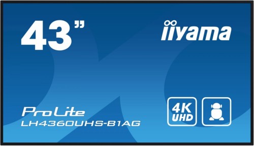 Monitor wielkoformatowy 43 cale LH4360UHS-B1AG matowy 24h/7 500(cd/m2) VA 3840 x 2160 UHD(4K) Android.11 Wifi CMS(iiSignage2)-1682771