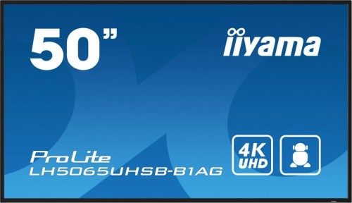 Monitor 50 cali LH5065UHSB-B1 AG, 24/7, VA, ANDROID 11, 4K, 800cd, iiSignage2, SDM, 2x HDMI, DP, 2x USB,2x 10W, RJ45, WiFi, 4/32GB, PION/POZIOM, 400x400(vesa)-1826062