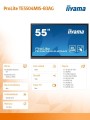 Monitor wielkoformatowy 55 cali TE5504MIS-B3AG INFRARED,4K,IPS,24/7,WiFi,7H,OPS SLOT-1582708