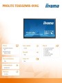 Monitor wielkoformatowy 65 cali TE6502MIS-B1AG INFRARED,4K,IPS,Wifi,iiWare9.0-1506668