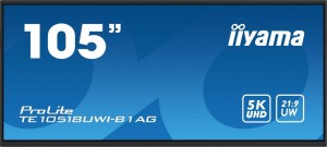 Monitor wielkoformatowy 104.6 cala TE10518UWI-B1AG INFRARED,40pkt,VA,21:9(5K),8xUSB, 8xMIC,2x16W+Subwoofer(16W),Android 13,WiFi,Slot OPS,7H,450(cd/m2)