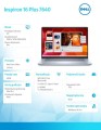Notebook Inspiron Plus 7640 Win11Pro Ultra 7 155H/32GB/1TB SSD/16.0 FHD+/Arc/FgrPr/FHD Cam/Mic/WLAN + BT/Backlit Kb/90 Wh/2Y Basic-1908448