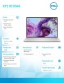 Notebook XPS 16 9640 Win11Pro Ultra 9 185H/32GB/1TB SSD/16.3 OLED UHD+ Touch/GeForce RTX 4060/WLAN + BT/Backlit Kb/6 Cell/3Y Basic-1912869