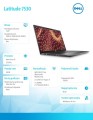 Notebook Latitude 7530 Win11Pro i5-1235U/16GB/512GB SSD/15.6 FHD CF/Intel Iris Xe/ThBlt &amp; FgrPr &amp; SmtCd/IR Cam/Mic/WWAN + BT/Backlit Kb/4 Cell/3Y PS-1600905