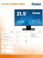 Monitor 22 cale T2252MSC-B2AG 10 PKT. POJ,IPS,HDMI,DP,2x1W,7H,2xUSB,  AG-(Anti Glare)-1948453