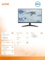 Monitor G2725D 27 cali AMD FreeSync 180Hz Fast IPS LED QHD(2560x1440)/16:9/DP/HDMI/3Y-1968006