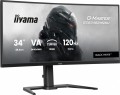 Monitor 34 cale G-Master GCB3482WQSU-B1,VA,UWQHD,120HZ,1500R, 21:9, 500cd,2x5W-1982626