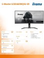 Monitor 34 cale G-Master GCB3482WQSU-B1,VA,UWQHD,120HZ,1500R, 21:9, 500cd,2x5W-1982627