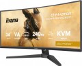 Monitor G-Master 34 cale GCB3486WQSCP-B1,VA,UWQHD,240HZ,1500R,500cd,21:9,     USB-C dock 95W, RJ45, 2x5W-1982679