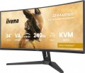 Monitor G-Master 34 cale GCB3486WQSCP-B1,VA,UWQHD,240HZ,1500R,500cd,21:9,     USB-C dock 95W, RJ45, 2x5W-1982665