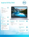Notebook Inspiron Plus 7640 Win11Pro Ultra 7 155H/32GB/2TB SSD/16.0 2,5K 2560x1600/RTX 4060/FgrPr/FHD Cam/Mic /Backlit Kb/90 Wh/3Y Basic-1984536