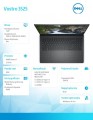 Notebook Vostro 3525 Win11Pro Ryzen 5 5500U/8GB/256GB SSD/15.6 FHD/AMD Radeon/FgrPr/Cam &amp; Mic/WLAN + BT/Backlit Kb/3 Cell/3Y ProSupport -1638583