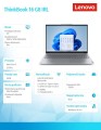 Laptop ThinkBook 16 G8 21SH00A3PB W11Pro Intel 5 210H/16GB/512GB//INT/16 cali WUXGA/Arctic Grey/3YRS OS + CO2 Offset-1984584