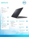 Laptop Dell Pro 16 PC16255/AMD Ryzen 5 PRO 230/16GB/1TB SSD/16.0 FHD+/Radeon 760M/FgrPr/FHD/IR Cam/Mic/WLAN+BT/Backlit Kb/3Cell/W11P-1991005