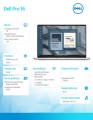Laptop Dell Pro 16 PC16255/AMD Ryzen AI 7 PRO 350/32GB/512GB SSD/16.0 FHD+ Touch/Radeon 860M/FgrPr/FHD/IR Cam/Mic/WLAN+BT/Backlit Kb/3Cell/W11P-1991035