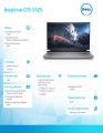 Notebook Inspiron G15 5525 Win11Home R5 6600H/15,6 FHD/512GB/8GB/RTX 3050/2Y BWOS-1600816