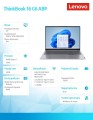 Laptop ThinkBook 16 G6 21KK00B1PB W11 Home 7530U/16GB/512GB/INT/16.0 WUXGA/Arctic Grey/3YRS OS + CO2 Offset-2009086