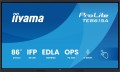 Monitor 86 cali TE8615A-B1AG IPS,4K,40pkt,550cd,DeepContrast-IR+,    HDMI x2,DP,USB-C, 2 x 20W, OPS Slot x1, 5xUSB, 2xRJ45,8-Array,EDLA, WiFi,PiP, iiW-2010748