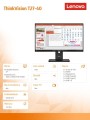 Monitor ThinkVision T27-40 27 cali 64A5ZAT6EU-2009157