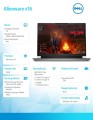 Notebook Alienware x16 Win11Home i9 13900HK/SSD 2TB/32GB/16.0 QHD+/RTX 4080/Kb_Backlit/2Y BWOS-1638108