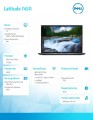 Laptop Latitude 7450 Win11Pro Ultra 5 135H/16GB/1TB SSD/14.0 FHD+250nits/Intel Graphics/FgrPr/FHD/IR Cam/Mic/WWAN Ready+BT/BcklKb/3C/vPRO/3YPS-2014327