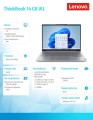 Laptop ThinkBook 14 G8 21SJ008APB W11Pro Ultra 5 225U/16GB/512GB/INT/14.0 WUXGA//Luna Grey/3YRS OS + CO2 Offset-2012511