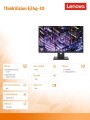 Monitor ThinkVision 23.8 cala E24q-30 63ECGAT2EU-2012391