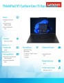 Ultrabook ThinkPad X1 Carbon G13 21NX006PPB W11Pro Ultra 7 265U/64GB/1TB/INT/14.0 2.8K/Touch/Black/vPro/3YRS Premier Support Plus + CO2 Offset-2019849